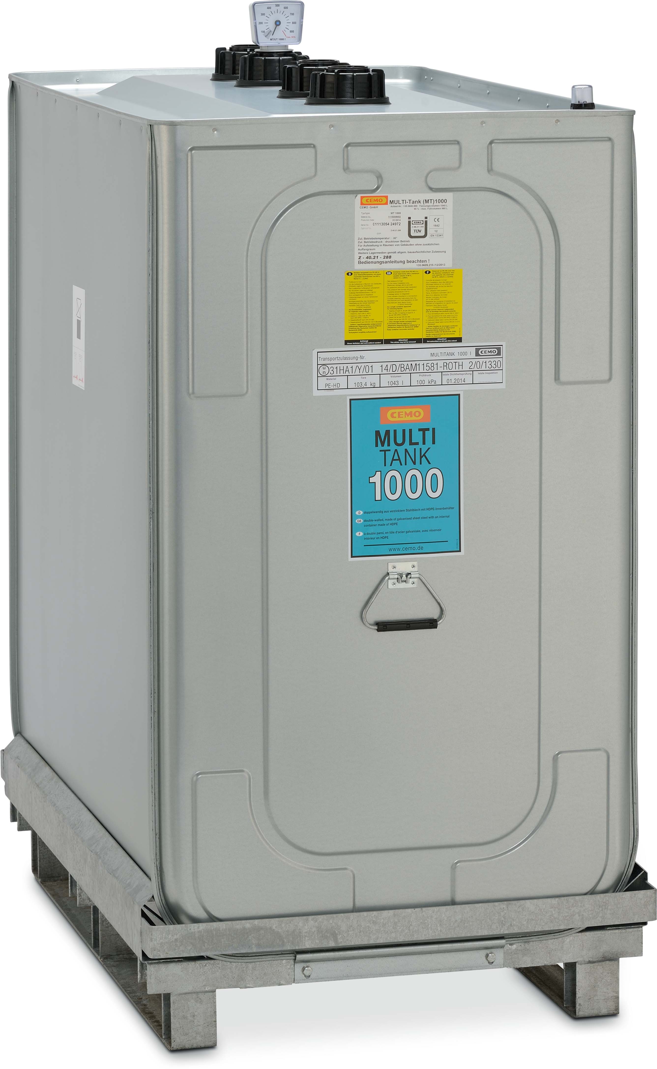 CEMO Multi-Tank 1500 l Generatortank, Lager- & Transporttank - 7539